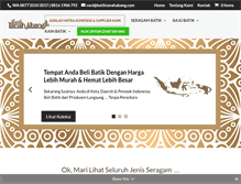 Tablet Screenshot of batiktanahabang.com